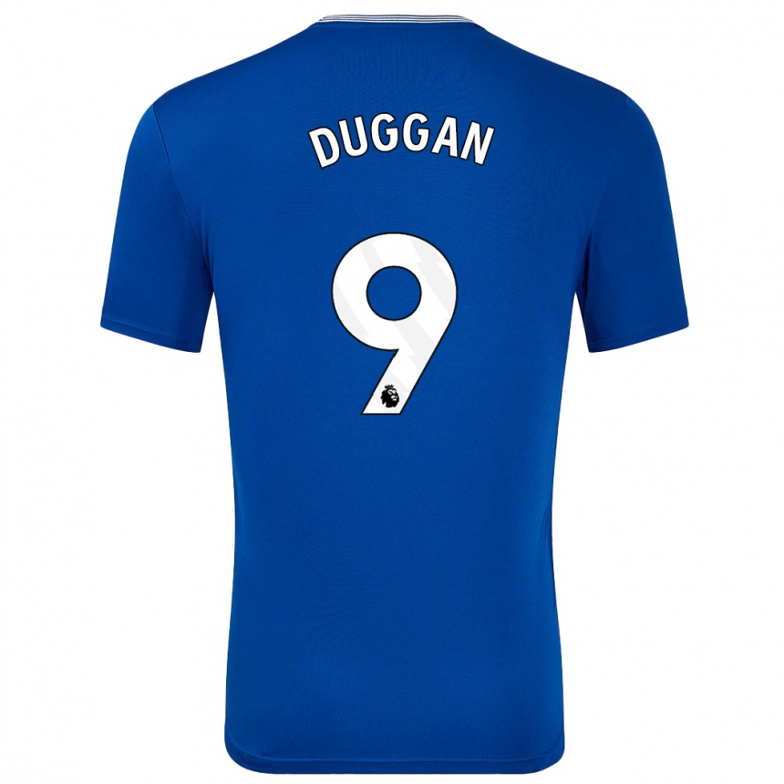 Kids Football Toni Duggan #9 Blue With Home Jersey 2024/25 T-Shirt Uk