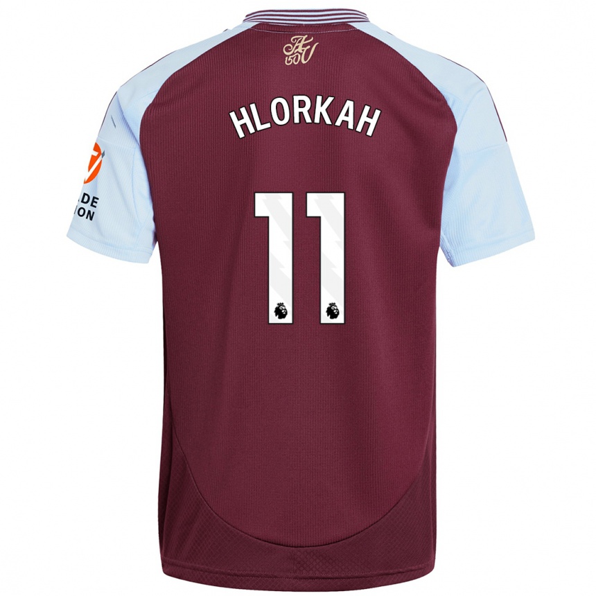 Kids Football Chantelle Boye-Hlorkah #11 Burgundy Sky Blue Home Jersey 2024/25 T-Shirt Uk