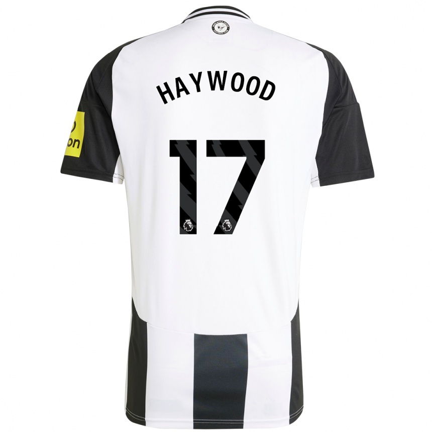 Kids Football Sophie Haywood #17 White Black Home Jersey 2024/25 T-Shirt Uk