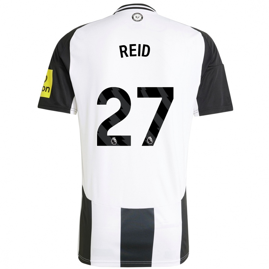 Kids Football Hannah Reid #27 White Black Home Jersey 2024/25 T-Shirt Uk