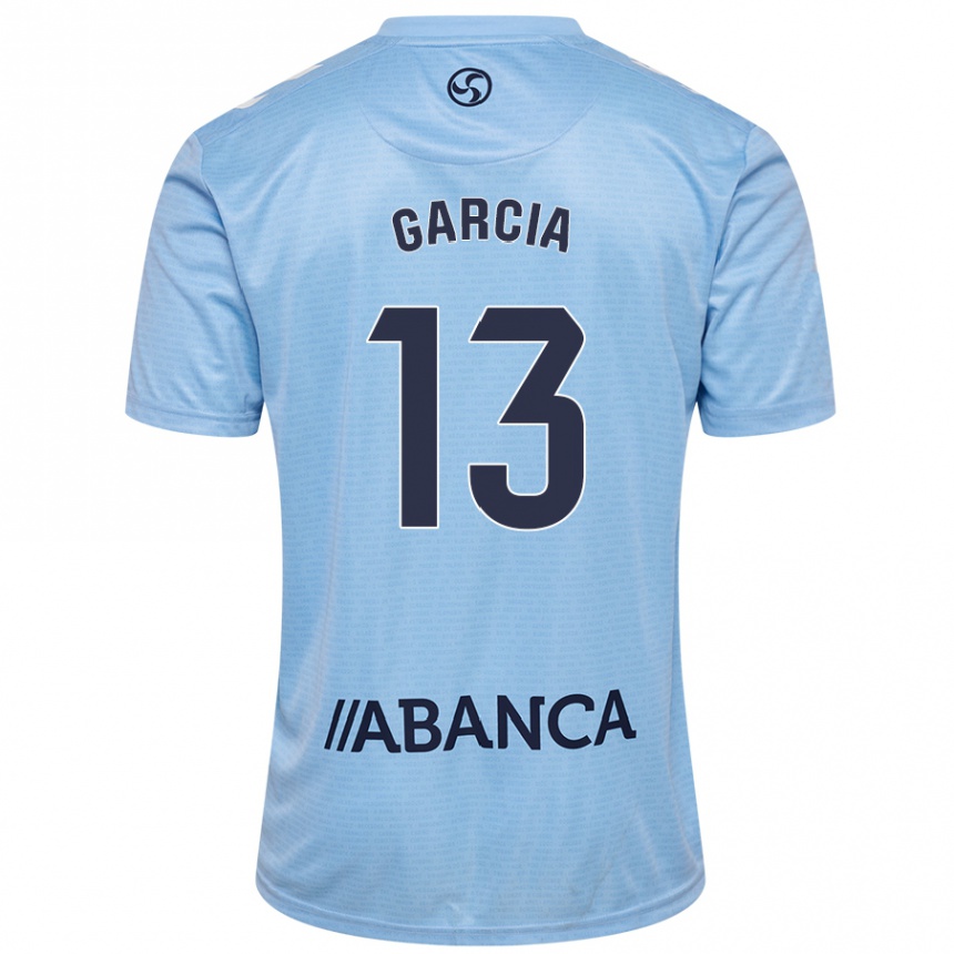 Kids Football Raúl García #13 Sky Blue Home Jersey 2024/25 T-Shirt Uk