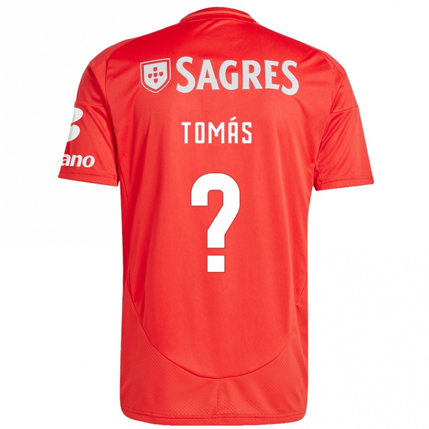 Kids Football Tomás Ferreira #0 Red White Home Jersey 2024/25 T-Shirt Uk