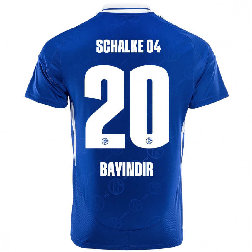 Kids Football Aris Bayindir #20 Royal Blue Home Jersey 2024/25 T-Shirt Uk