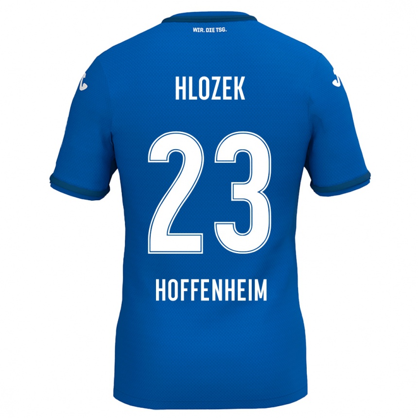 Kids Football Adam Hlozek #23 Royal Blue Home Jersey 2024/25 T-Shirt Uk