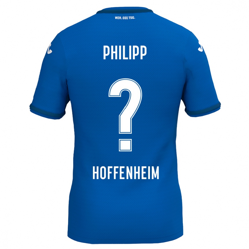 Kids Football Tim Philipp #0 Royal Blue Home Jersey 2024/25 T-Shirt Uk