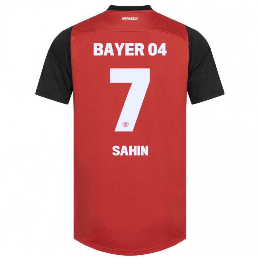 Kids Football Batuhan Sahin #7 Red Black Home Jersey 2024/25 T-Shirt Uk