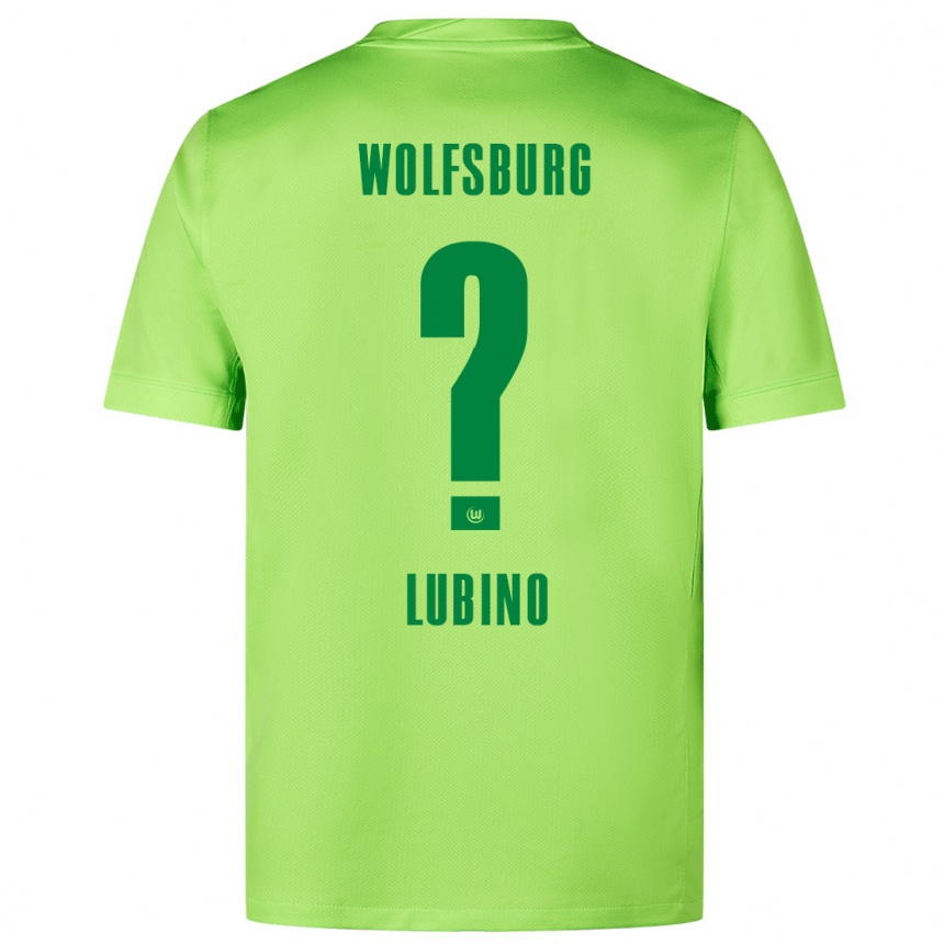 Kids Football Francesco Lubino #0 Fluorescent Green Home Jersey 2024/25 T-Shirt Uk