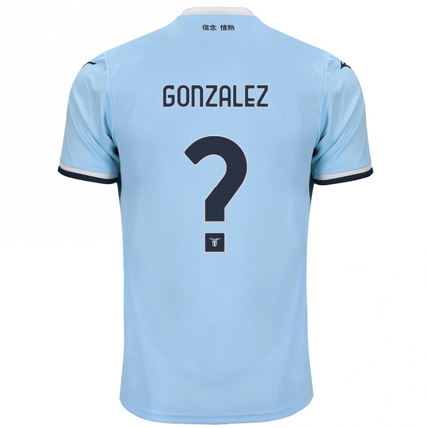 Kids Football Diego González #0 Blue Home Jersey 2024/25 T-Shirt Uk