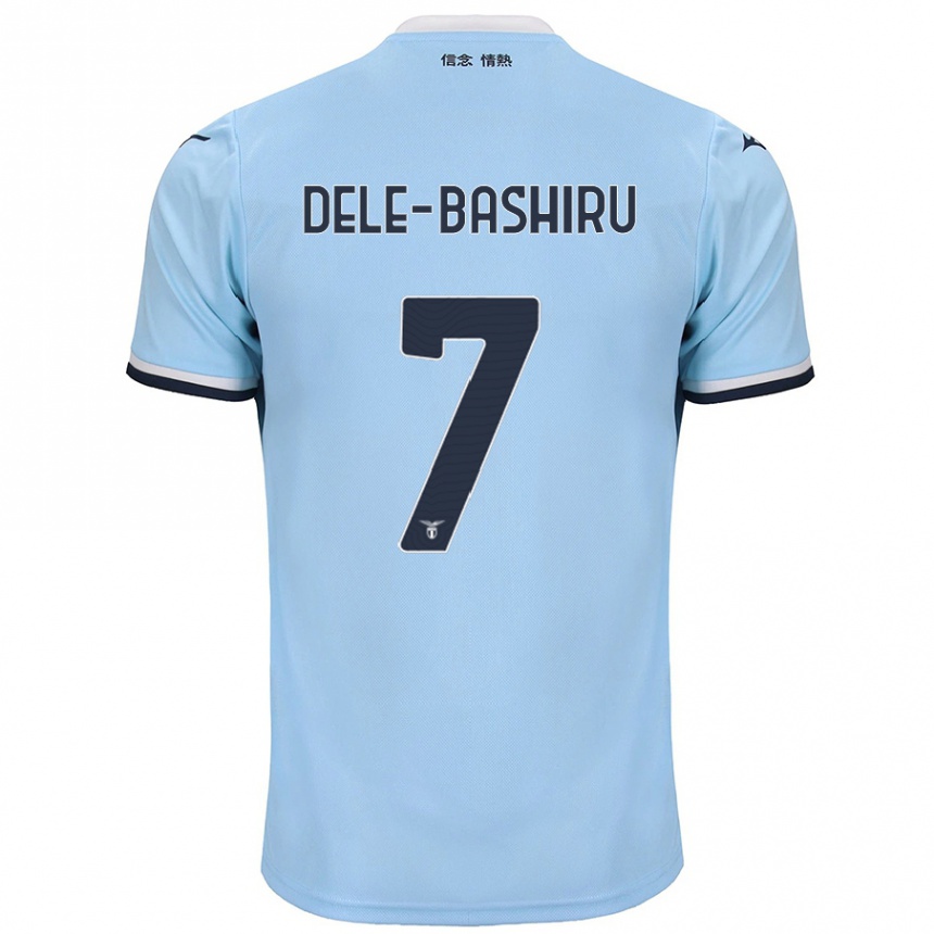 Kids Football Fisayo Dele-Bashiru #7 Blue Home Jersey 2024/25 T-Shirt Uk