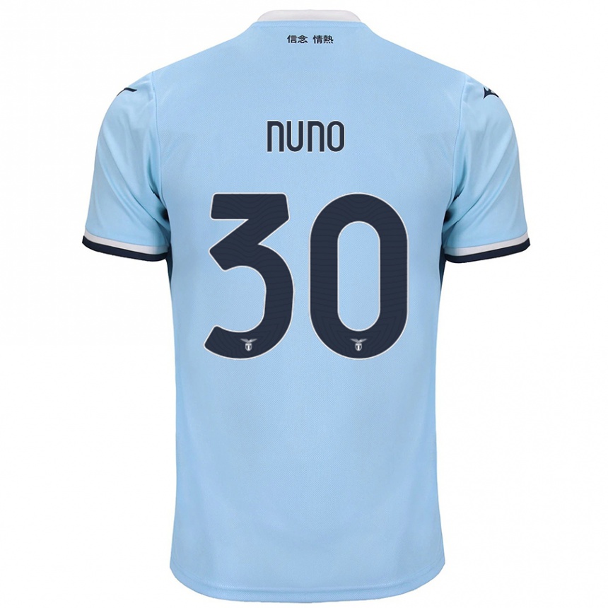 Kids Football Nuno Tavares #30 Blue Home Jersey 2024/25 T-Shirt Uk