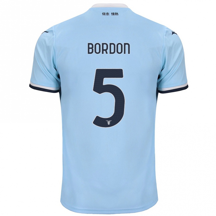 Kids Football Filipe Bordon #5 Blue Home Jersey 2024/25 T-Shirt Uk