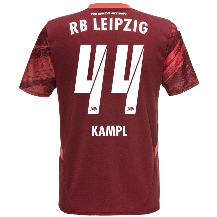 Kids Football Kevin Kampl #44 Burgundy Away Jersey 2024/25 T-Shirt Uk