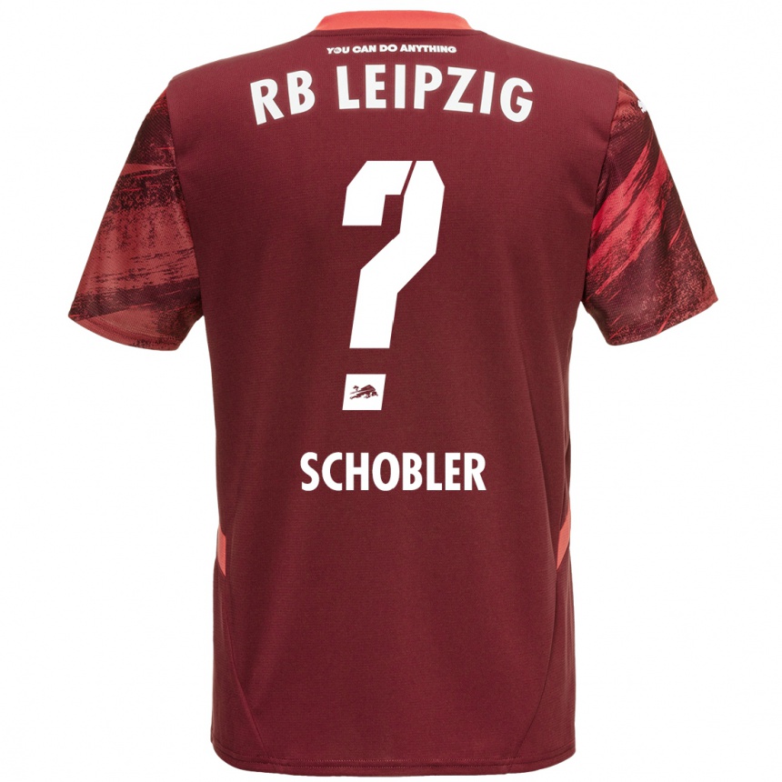 Kids Football Laurin Schößler #0 Burgundy Away Jersey 2024/25 T-Shirt Uk