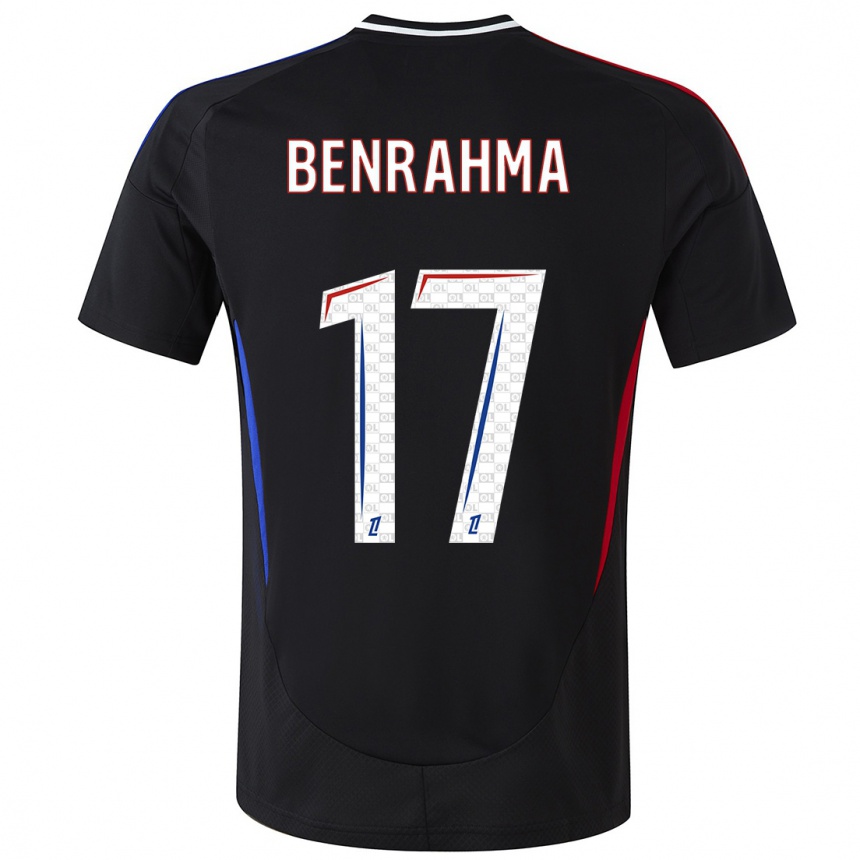 Kids Football Saïd Benrahma #17 Black Away Jersey 2024/25 T-Shirt Uk