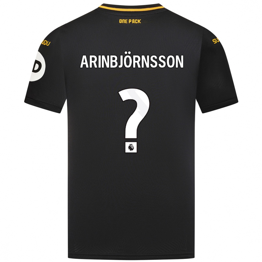 Kids Football Pálmi Rafn Arinbjörnsson #0 Black Away Jersey 2024/25 T-Shirt Uk