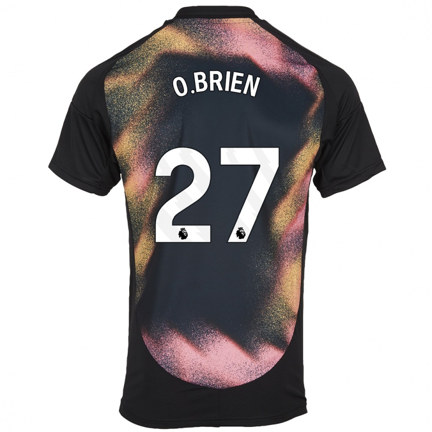 Kids Football Shannon O.brien #27 Black White Away Jersey 2024/25 T-Shirt Uk