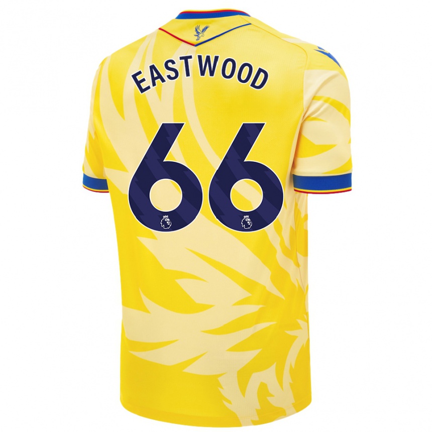 Kids Football Billy Eastwood #66 Yellow Away Jersey 2024/25 T-Shirt Uk