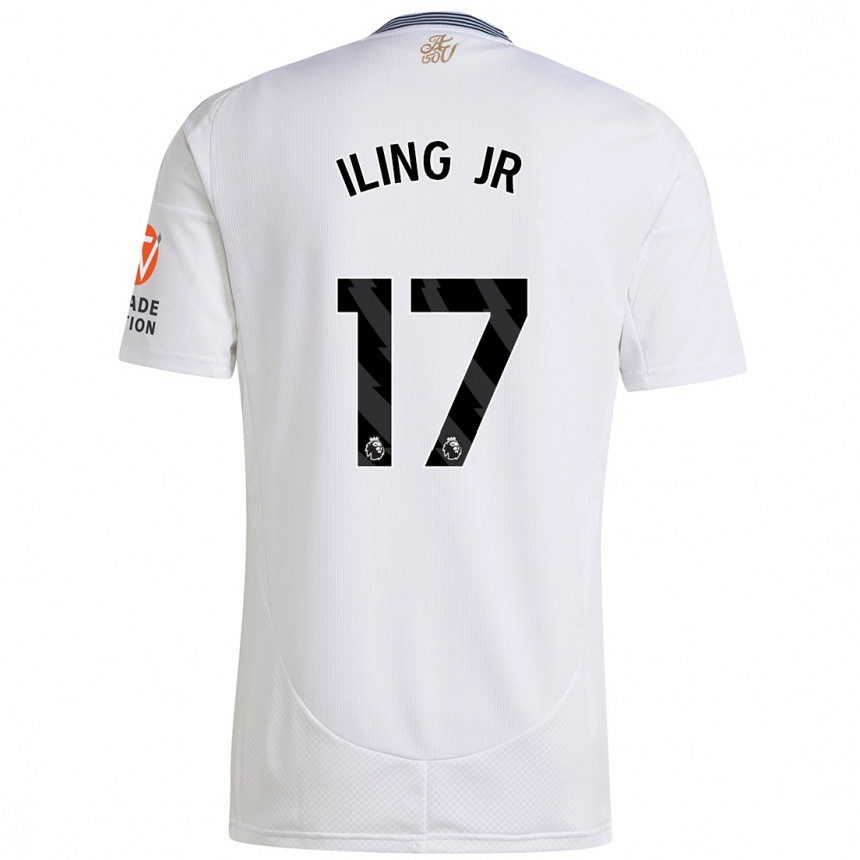 Kids Football Samuel Iling-Junior #17 White Away Jersey 2024/25 T-Shirt Uk