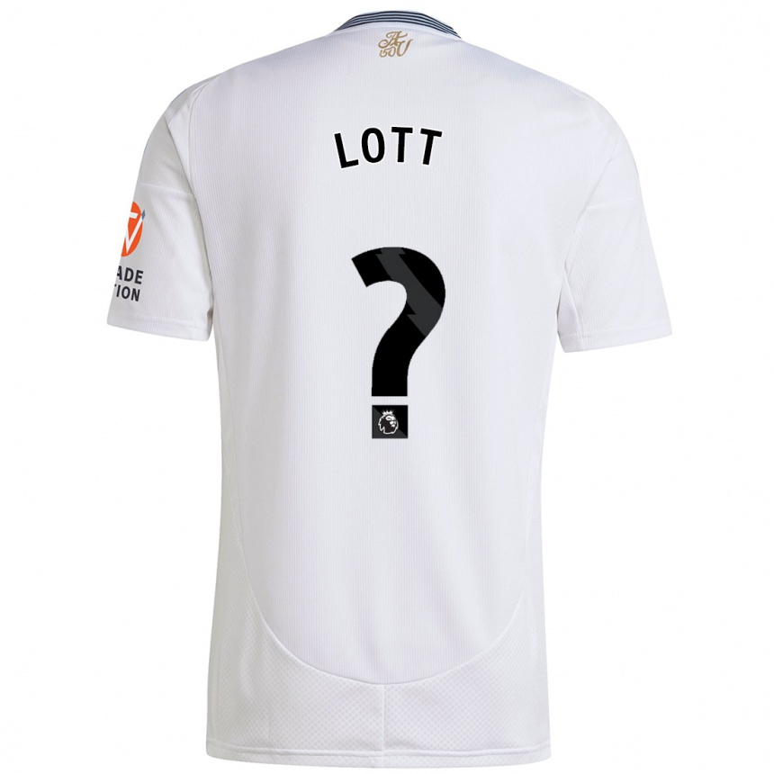 Kids Football Max Lott #0 White Away Jersey 2024/25 T-Shirt Uk