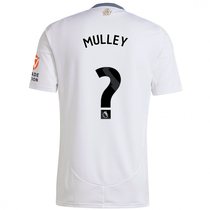 Kids Football Trai-Varn Mulley #0 White Away Jersey 2024/25 T-Shirt Uk