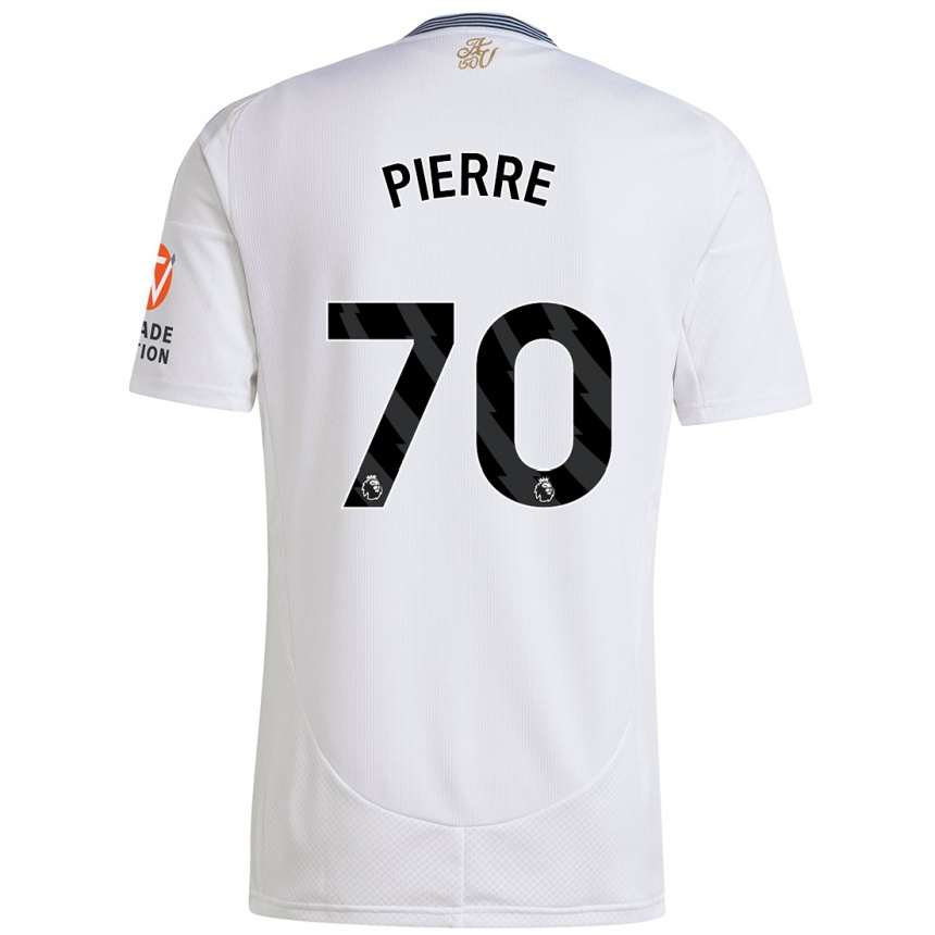 Kids Football Kyrie Pierre #70 White Away Jersey 2024/25 T-Shirt Uk