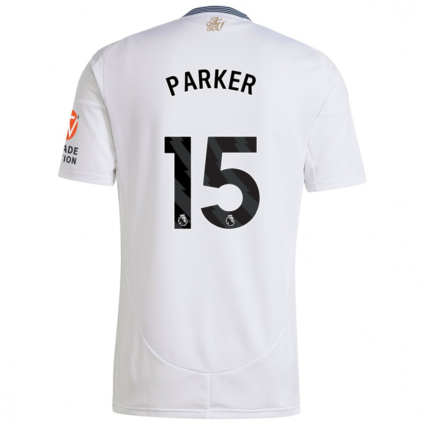 Kids Football Lucy Parker #15 White Away Jersey 2024/25 T-Shirt Uk