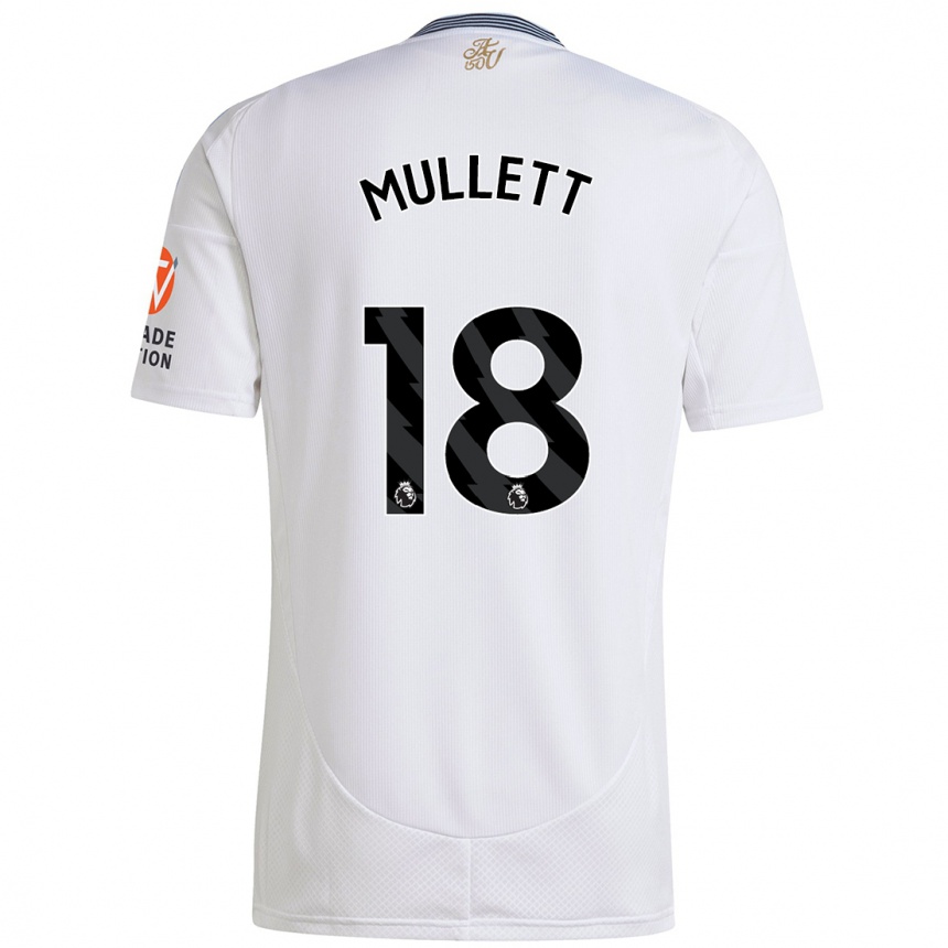 Kids Football Georgia Mullett #18 White Away Jersey 2024/25 T-Shirt Uk