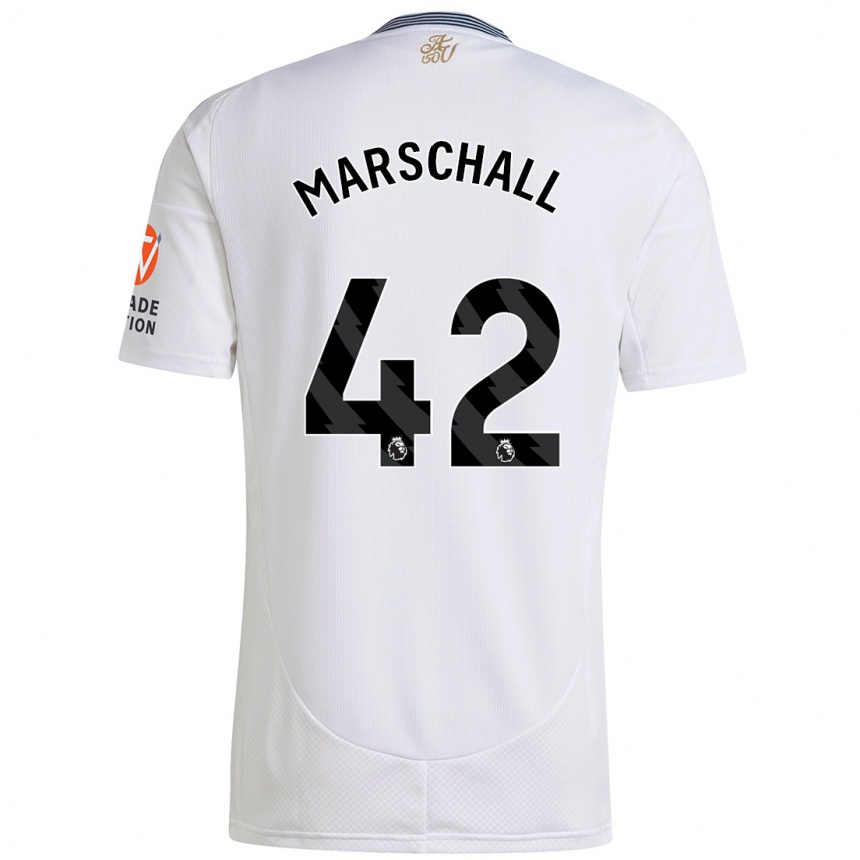 Kids Football Filip Marschall #42 White Away Jersey 2024/25 T-Shirt Uk