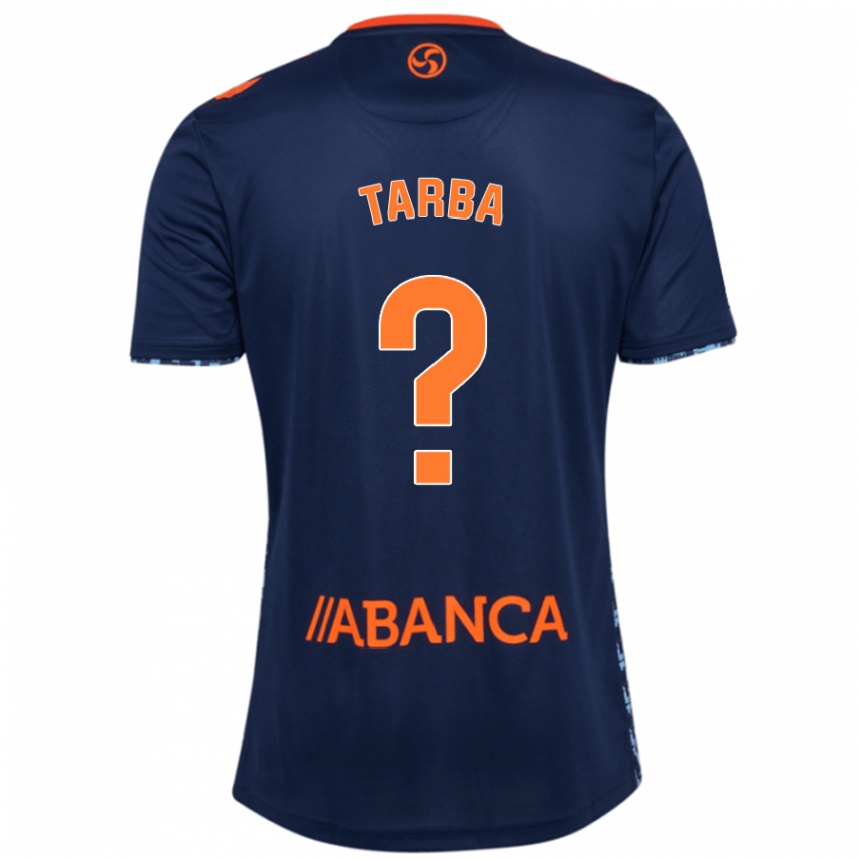 Kids Football Ianis Tarba #0 Navy Blue Away Jersey 2024/25 T-Shirt Uk