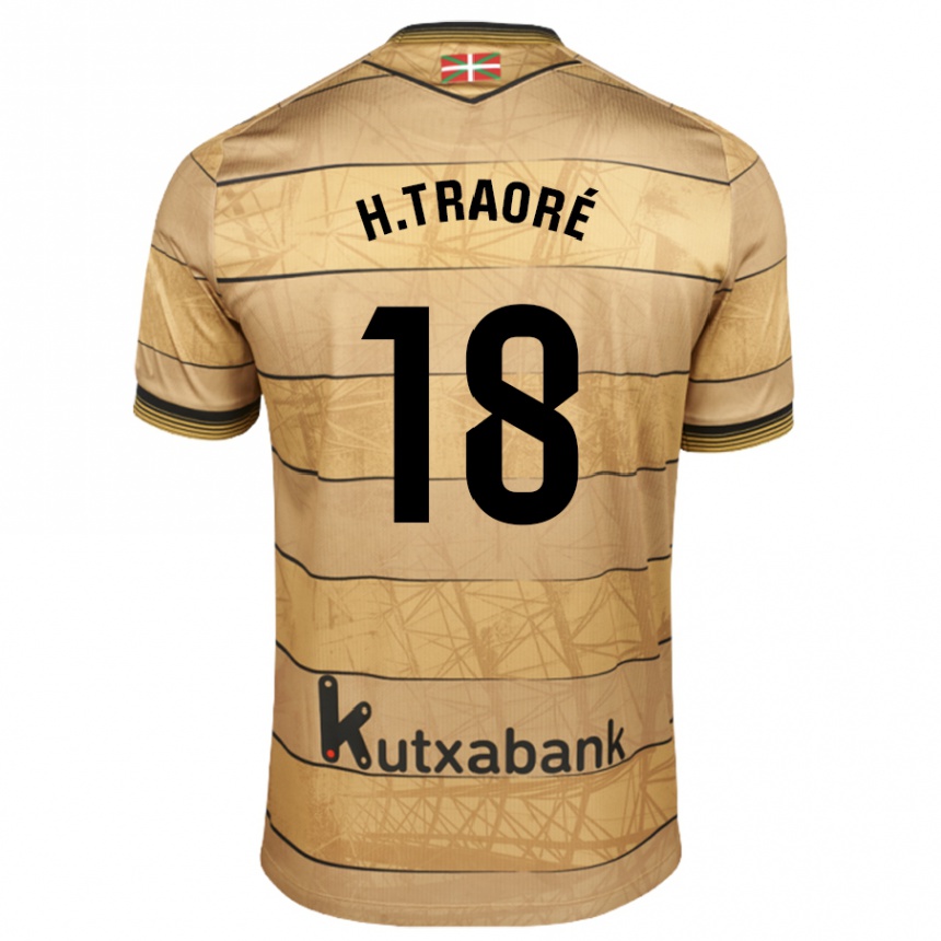 Kids Football Hamari Traoré #18 Brown Away Jersey 2024/25 T-Shirt Uk