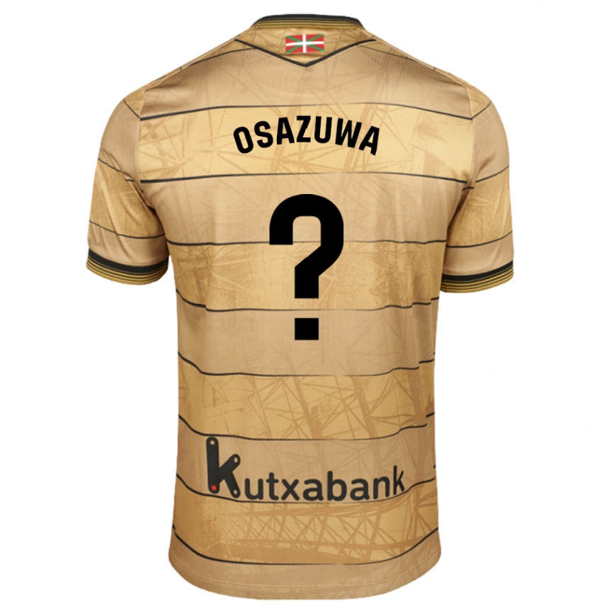 Kids Football Sydney Osazuwa #0 Brown Away Jersey 2024/25 T-Shirt Uk