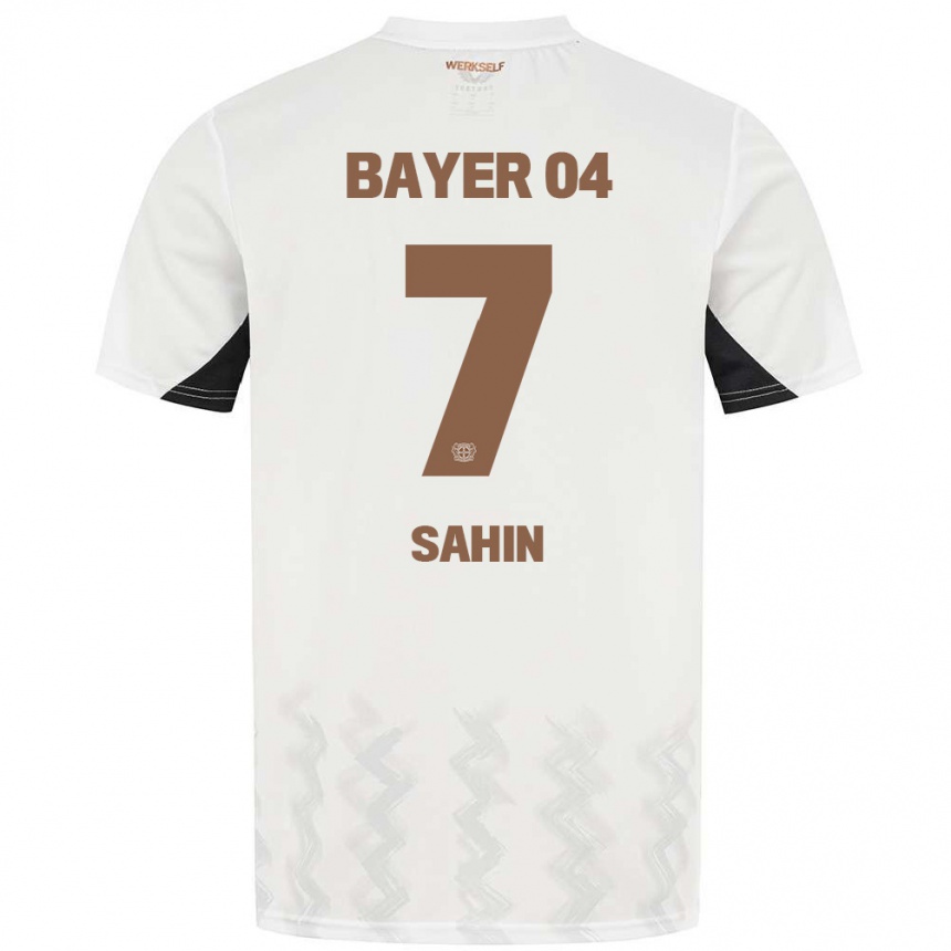 Kids Football Batuhan Sahin #7 White Black Away Jersey 2024/25 T-Shirt Uk