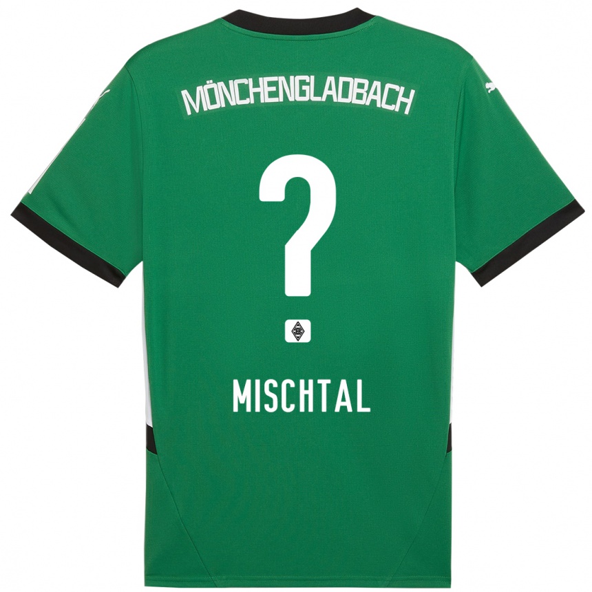 Kids Football Kilian Mischtal #0 Green White Away Jersey 2024/25 T-Shirt Uk