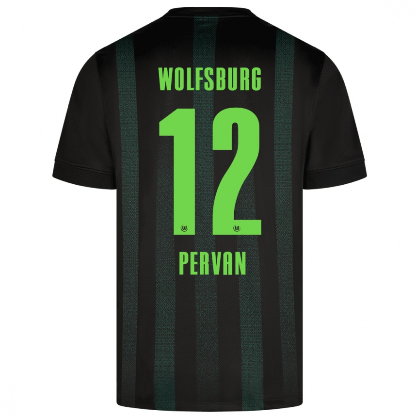 Kids Football Pavao Pervan #12 Dark Green Away Jersey 2024/25 T-Shirt Uk