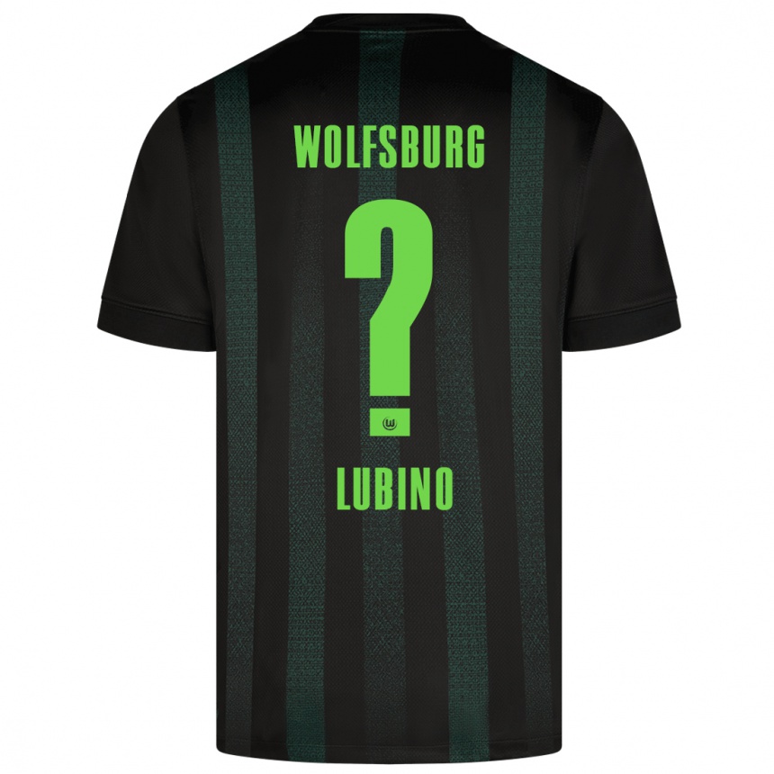 Kids Football Francesco Lubino #0 Dark Green Away Jersey 2024/25 T-Shirt Uk