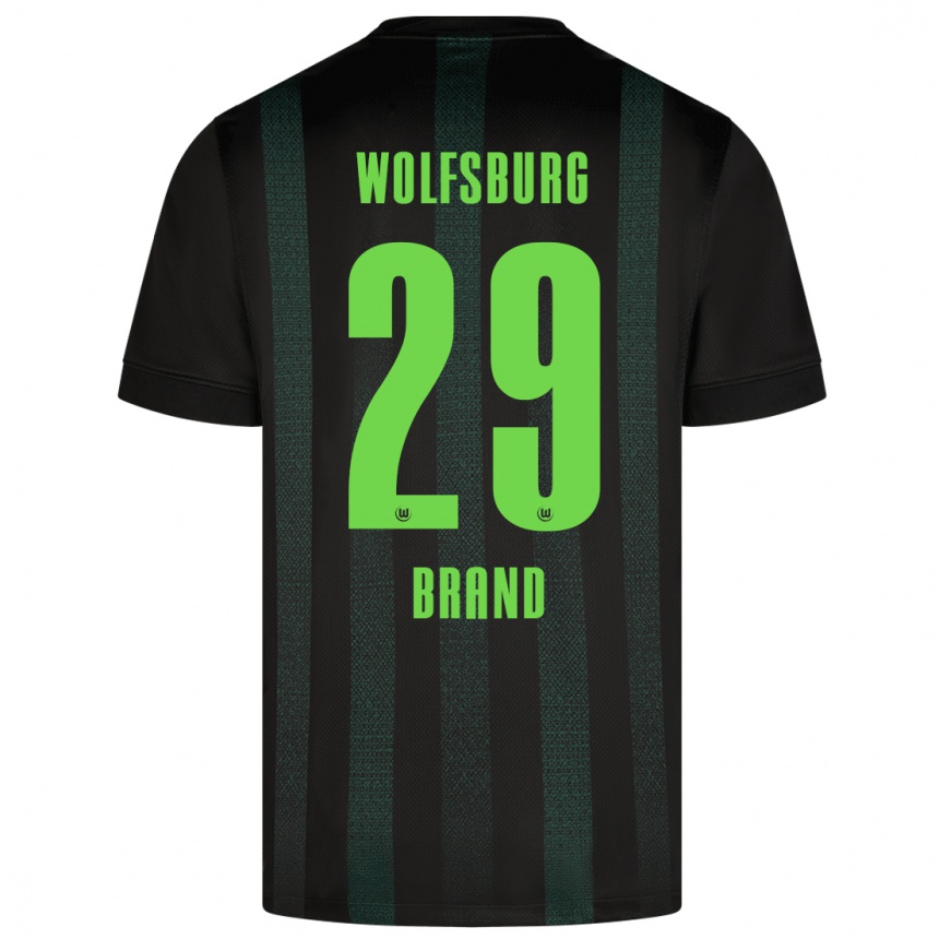 Kids Football Jule Brand #29 Dark Green Away Jersey 2024/25 T-Shirt Uk