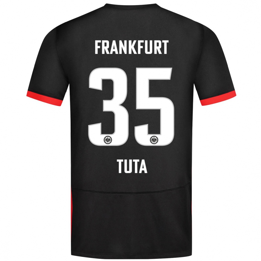 Kids Football Tuta #35 Black Away Jersey 2024/25 T-Shirt Uk