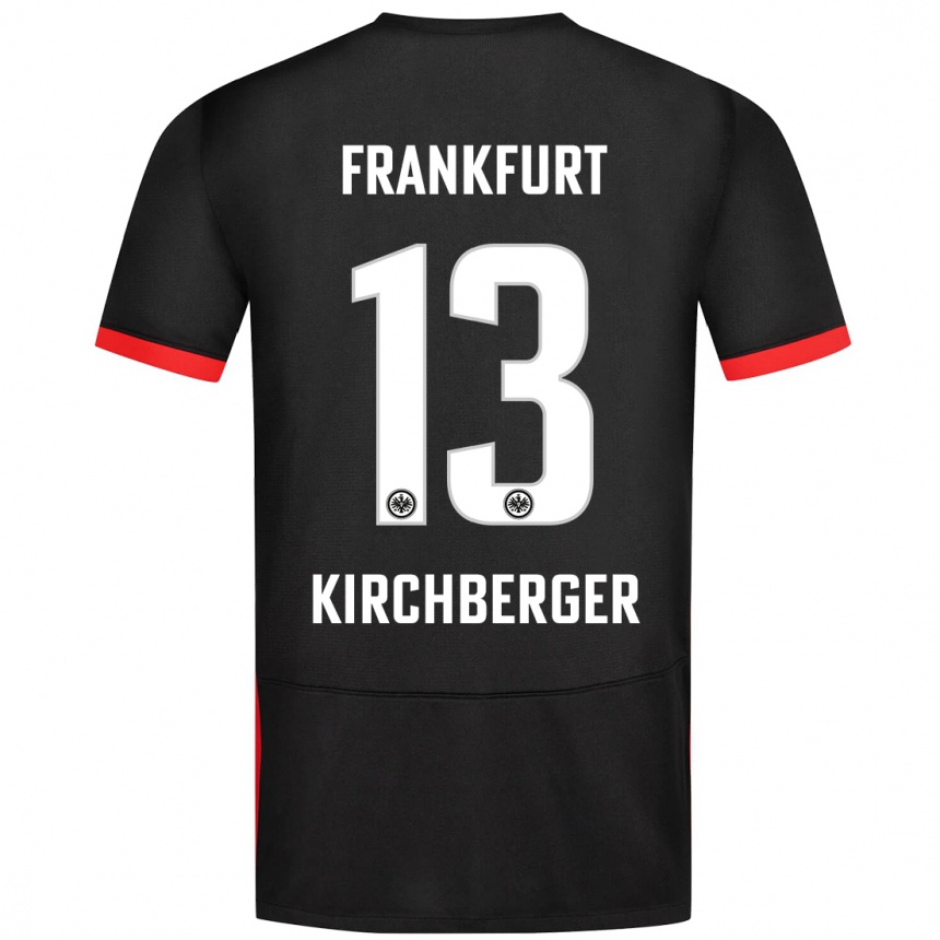 Kids Football Virginia Kirchberger #13 Black Away Jersey 2024/25 T-Shirt Uk