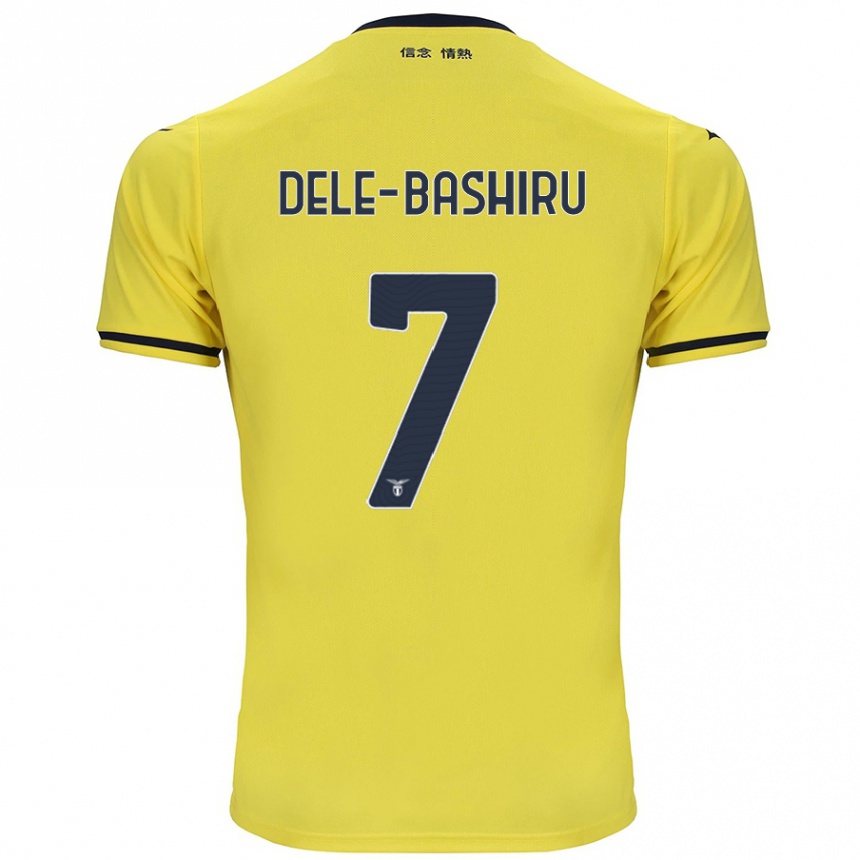 Kids Football Fisayo Dele-Bashiru #7 Yellow Away Jersey 2024/25 T-Shirt Uk