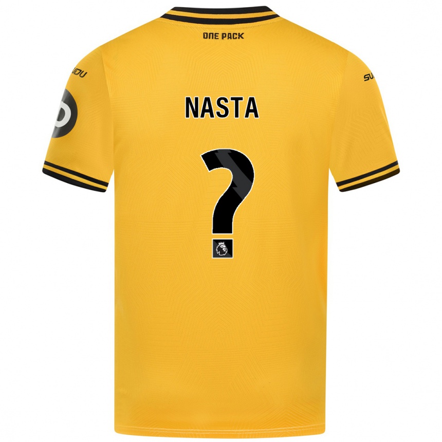 Men Football Arthur Nasta #0 Yellow Home Jersey 2024/25 T-Shirt Uk