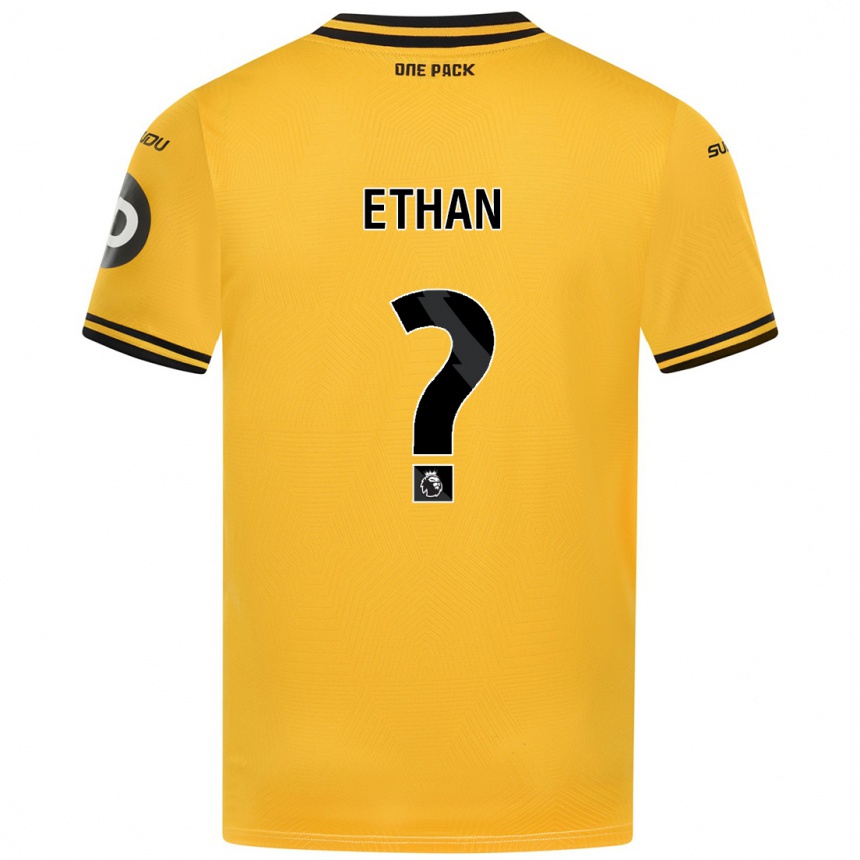 Men Football Ethan Mcleod #0 Yellow Home Jersey 2024/25 T-Shirt Uk