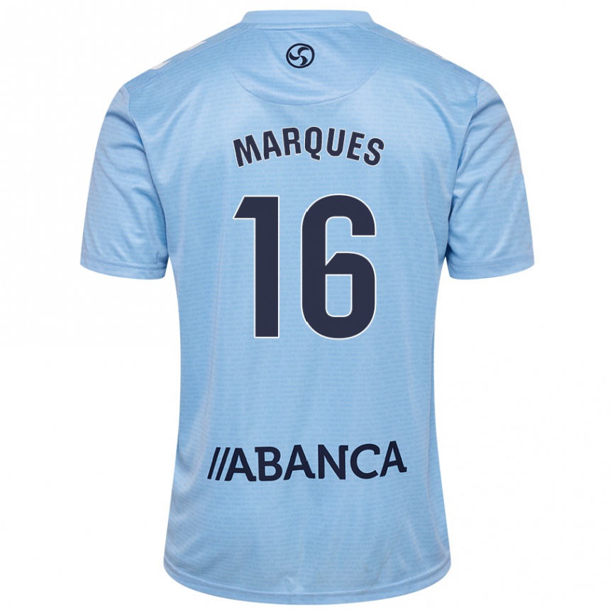 Men Football 
Jailson Marques Siqueira #16 Sky Blue Home Jersey 2024/25 T-Shirt Uk