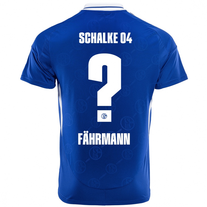 Men Football Ralf Fährmann #0 Royal Blue Home Jersey 2024/25 T-Shirt Uk