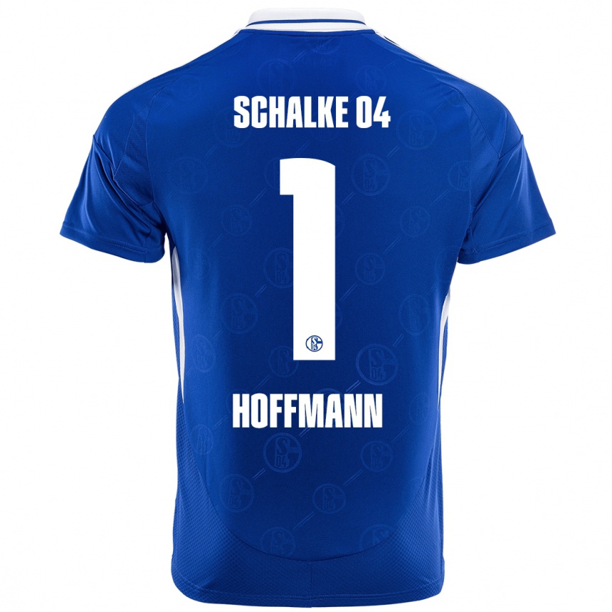 Men Football Ron-Thorben Hoffmann #1 Royal Blue Home Jersey 2024/25 T-Shirt Uk