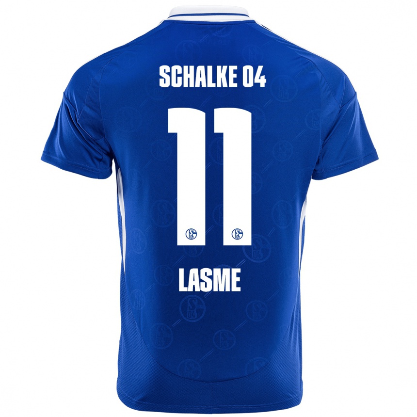 Men Football Bryan Lasme #11 Royal Blue Home Jersey 2024/25 T-Shirt Uk