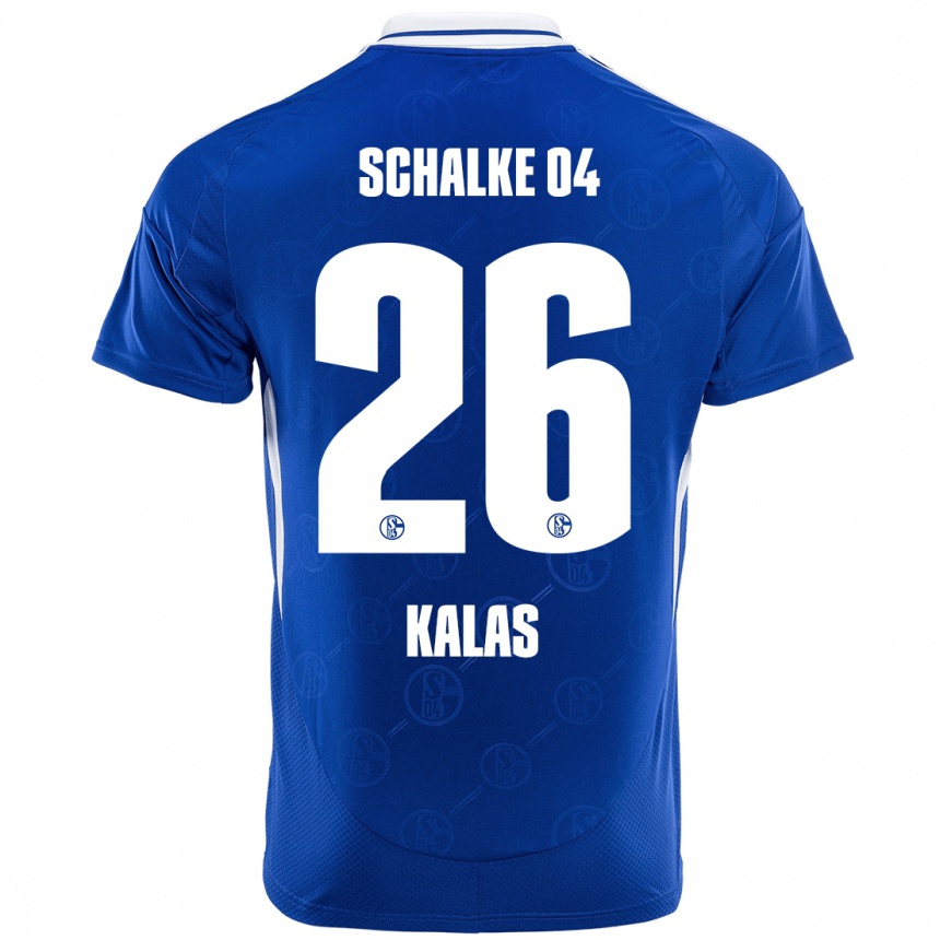 Men Football Tomas Kalas #26 Royal Blue Home Jersey 2024/25 T-Shirt Uk