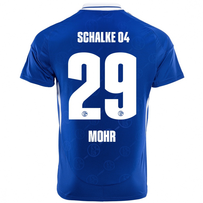 Men Football Tobias Mohr #29 Royal Blue Home Jersey 2024/25 T-Shirt Uk