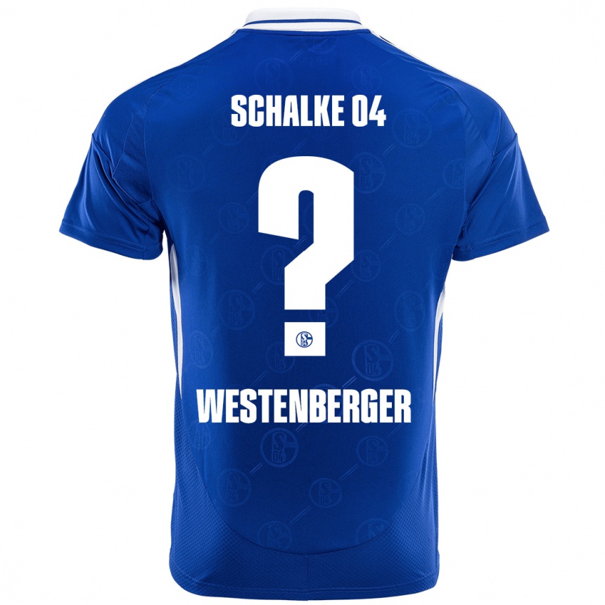 Men Football Noel Westenberger #0 Royal Blue Home Jersey 2024/25 T-Shirt Uk