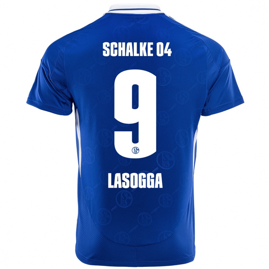 Men Football Pierre-Michel Lasogga #9 Royal Blue Home Jersey 2024/25 T-Shirt Uk