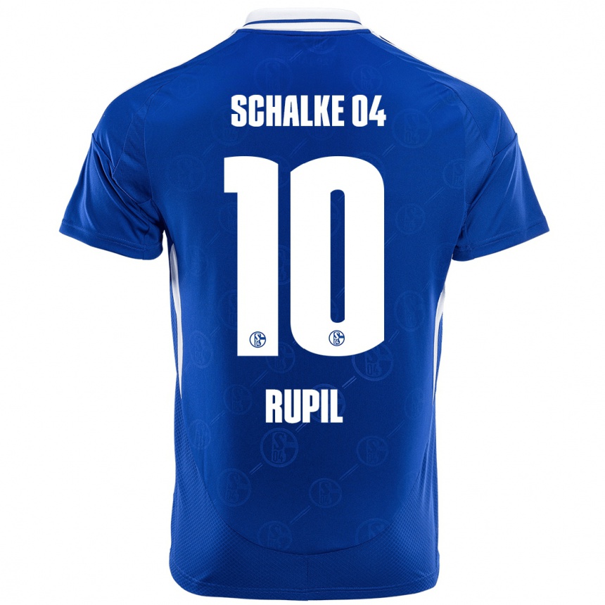 Men Football Timothé Rupil #10 Royal Blue Home Jersey 2024/25 T-Shirt Uk